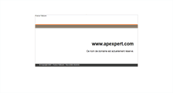 Desktop Screenshot of apexpert.com